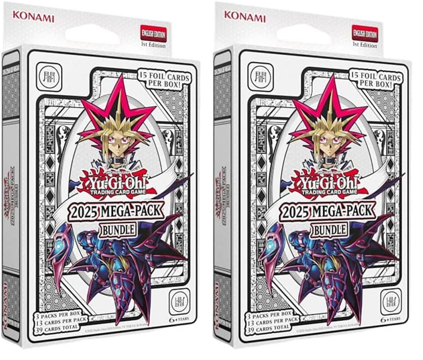 YU-GI-OH! TCG - PACCHETTO MEGA PACK 2025 (TUCKBOX 3 BUSTE) - ITA (Confezione da 2)