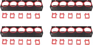RUNNERGATE 4X Spray Bottle Storage Rack Abrasive Material Hanging Rail Car Beauty Shop Accessory Display Auto Cleaning Tools