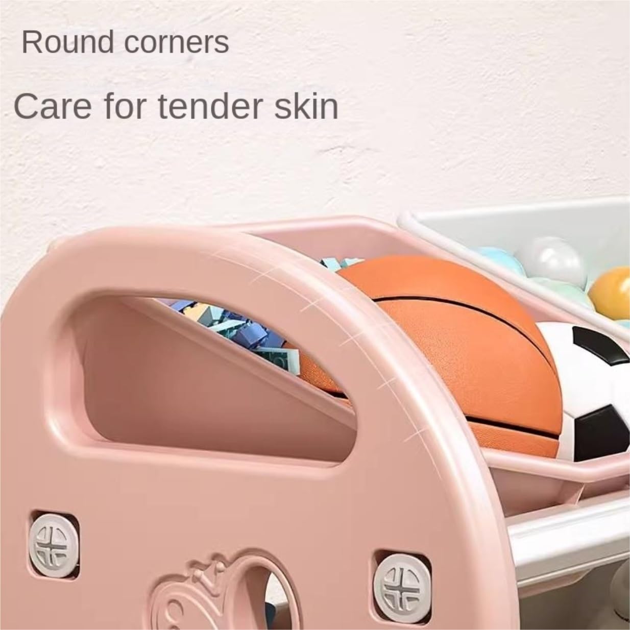 Organiseur de rangement de jouets avec bacs amovibles pour salle de jeux, chambre à coucher et salon