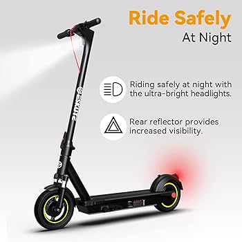 m*·様 SCOOTER ELS 150 Delorean DS14MAX 450W 18-22 Miles & 15.5 MPH Maximum Speed