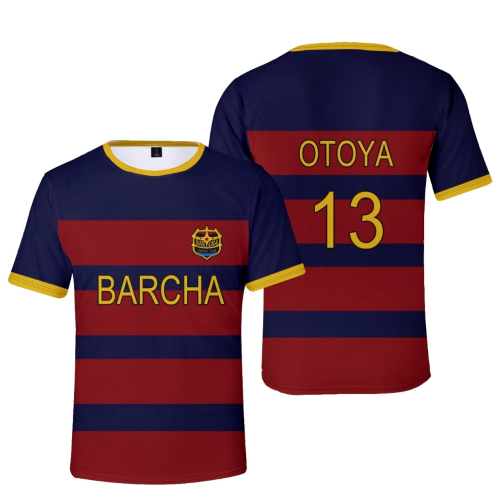 Blue Lock Bachira Cosplay T-Shirt Anime Merch Unisex Casual Short Sleeved Tee