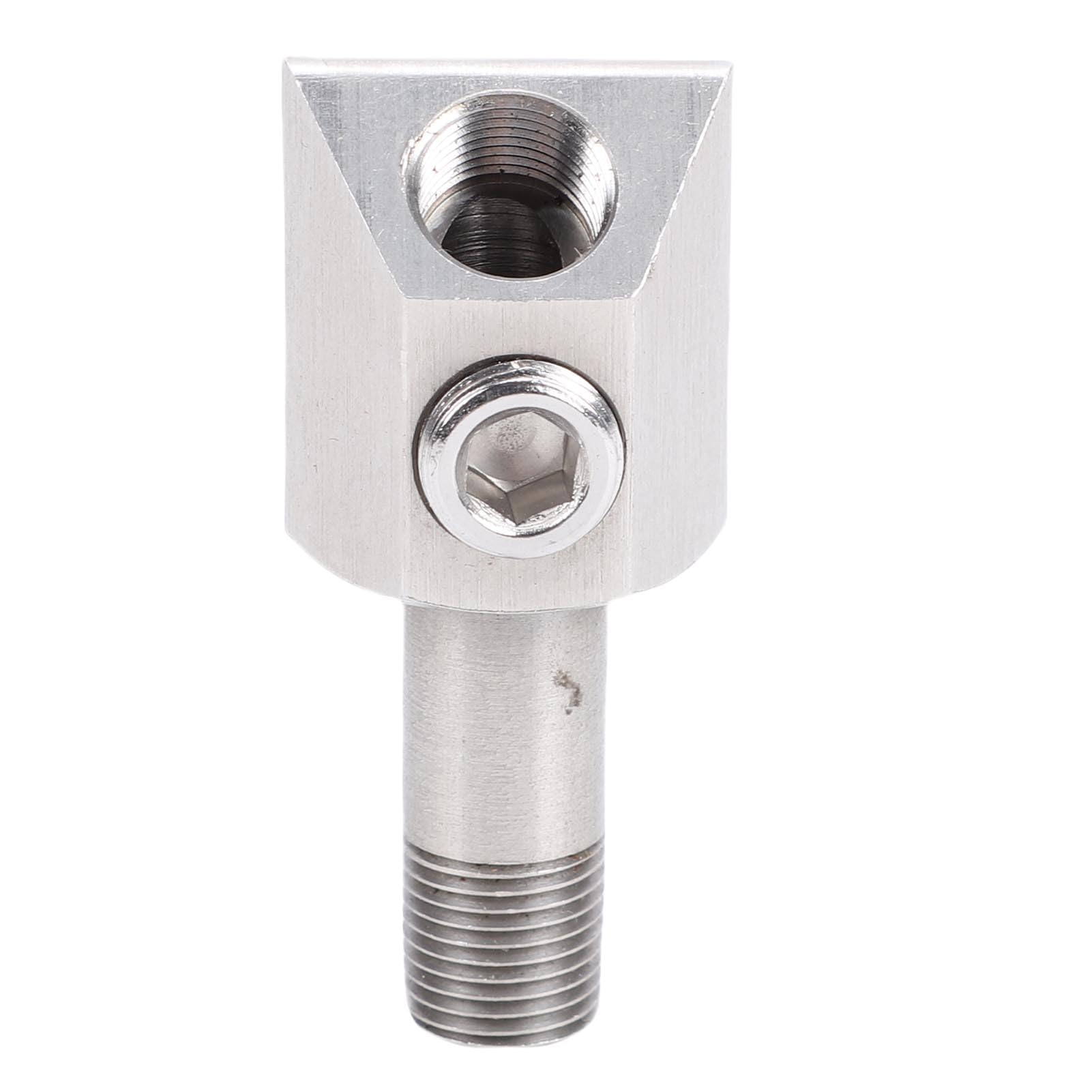 Rengue Adattatore Pressione Olio 1/8-27 NPT Adattatore Filettato Sensore Pressione Olio in Acciaio Inossidabile per ProX21 ProX17 ProX19 con Raccordo a T 1/8 NPT per Manometro