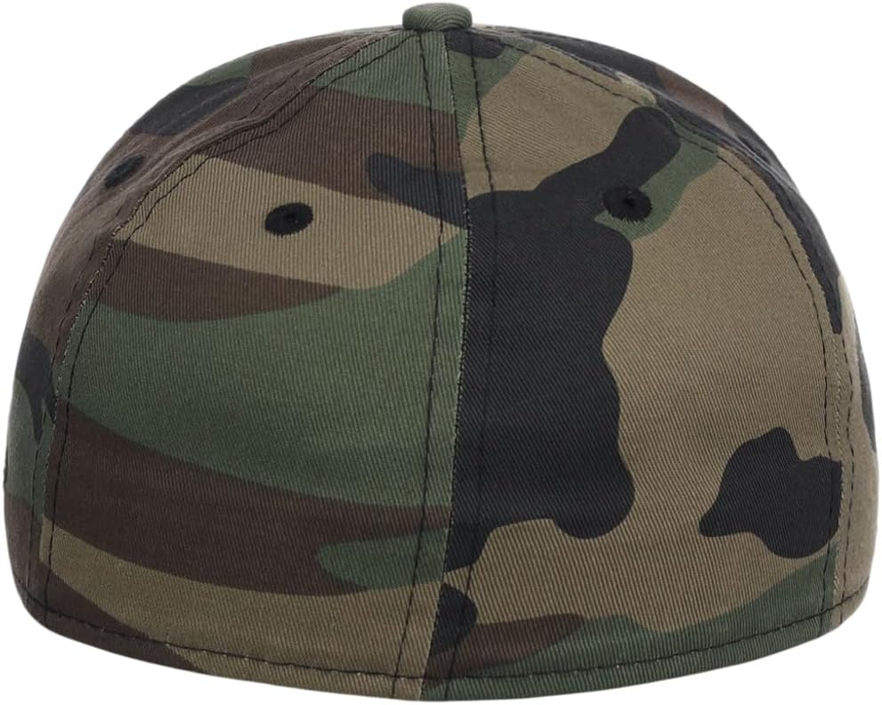New Era Blank Custom 59FIFTY Fitted Flat Bill Cap image 4