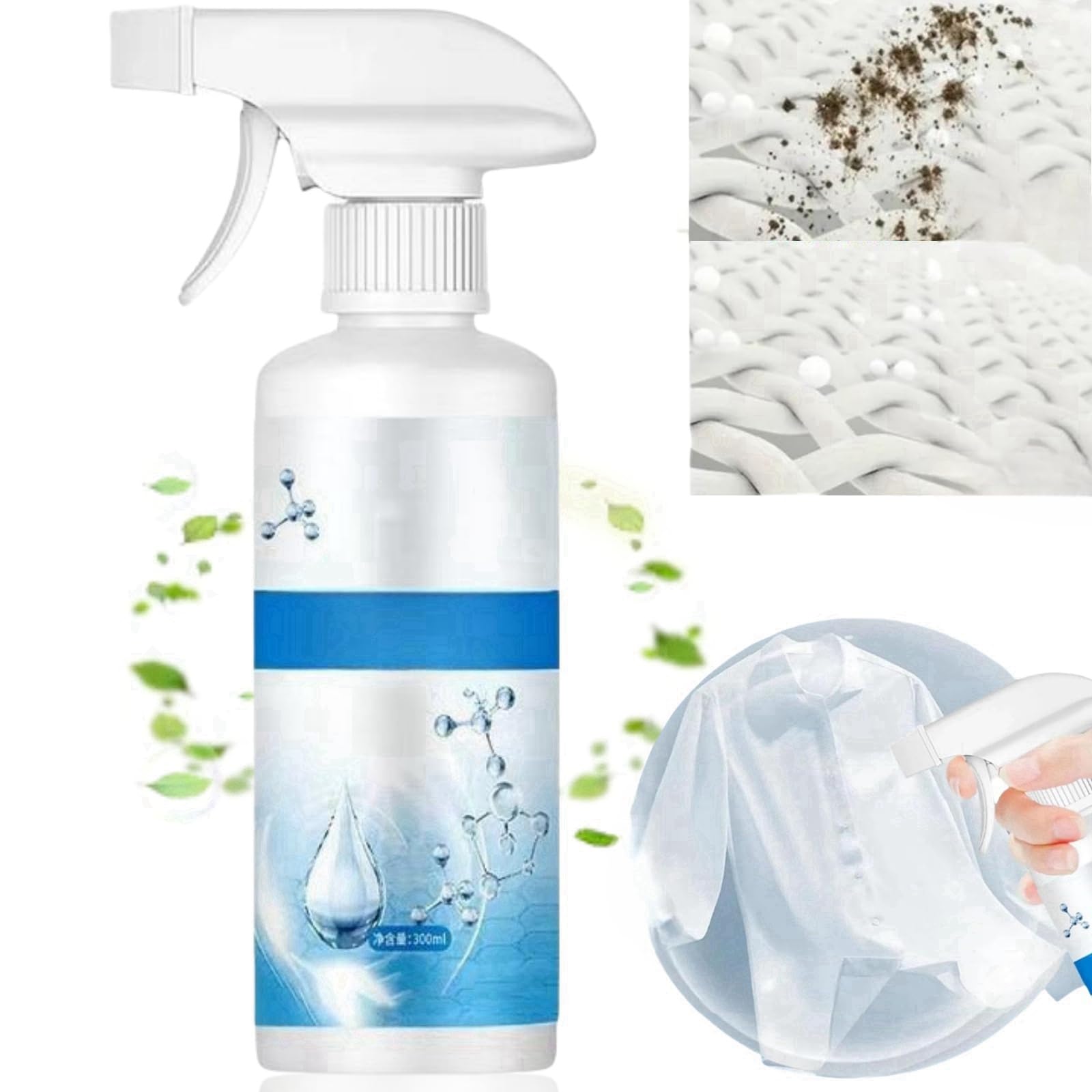 Non-Ionic Laundry Stain Removal Emulsifier - Powerful All-In-One Clothes Stain Remover and Dry-Clean Spray