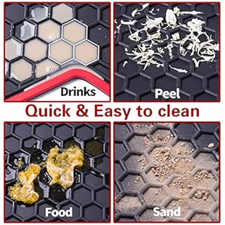 HD-Mart Car Floor Mat for Honda Civic 9th Generation 2012 2013 2014 2015, Custom Fit Rubber Black and Red Auto Floor Liners Mat All Weather Protection Heavy Duty Odorless