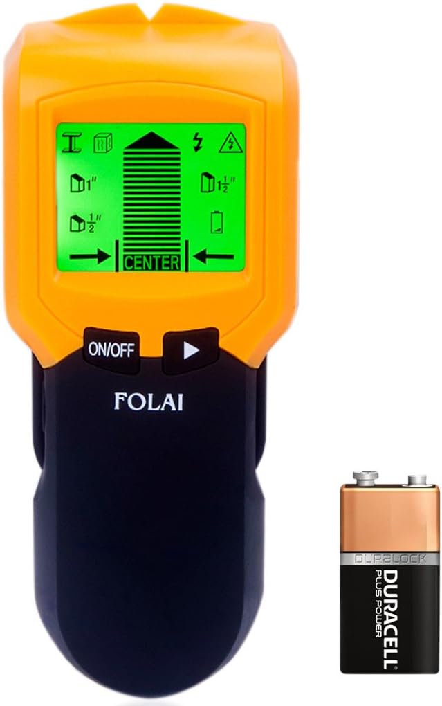 Stud Finders Wall Finder Wall Detector Multi Function Center-Finding Stud Finder with Sound Warning for AC Wire, Metal, Wall Studs, Wood