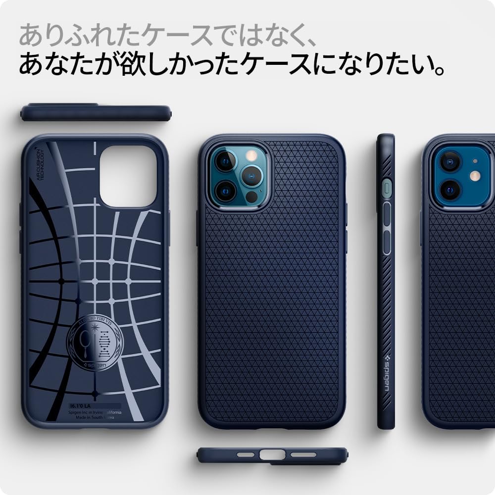 Amazon.co.jp: Spigen iPhone12Pro ケース iPhone12 ケース 耐衝撃 米