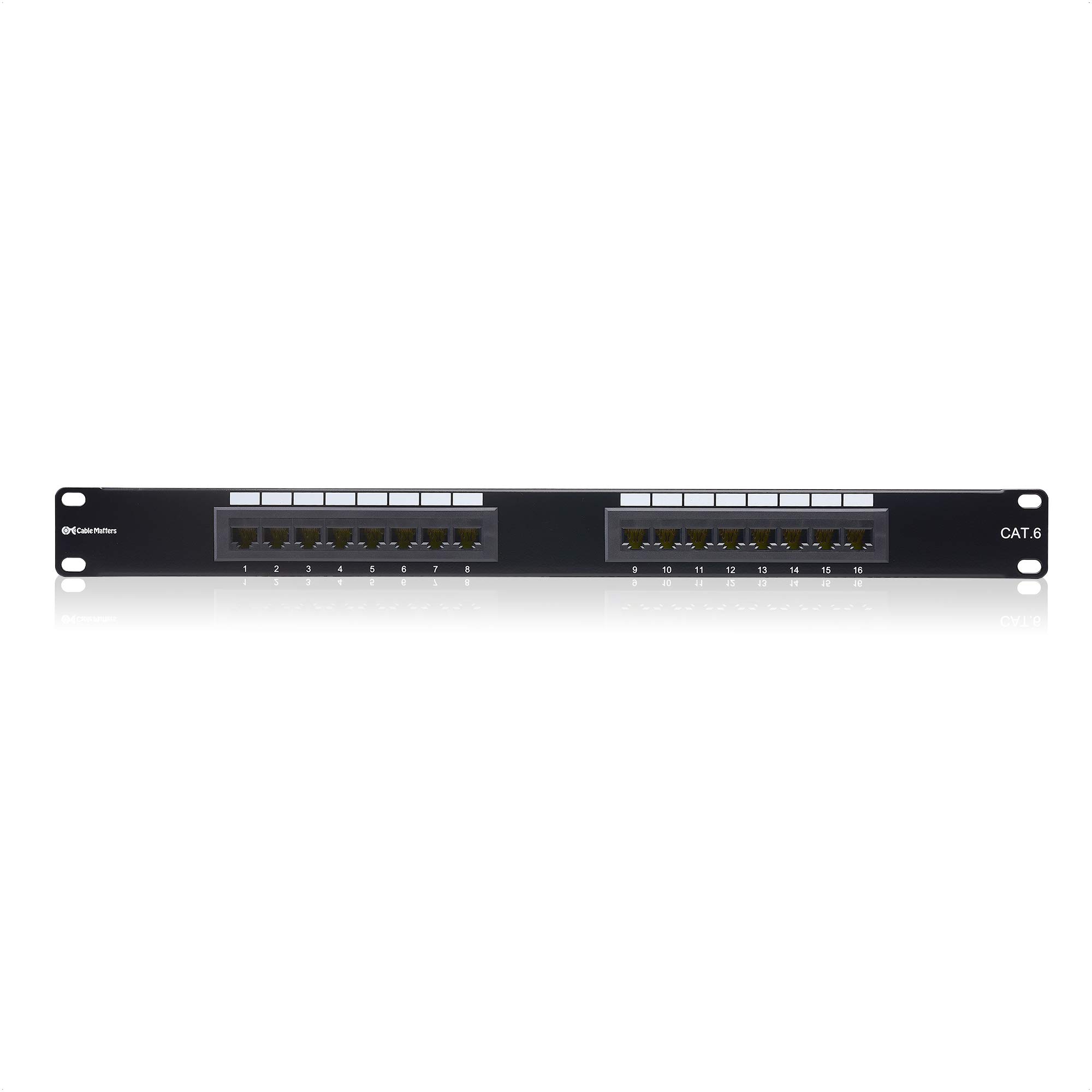 Buy Cable Matters UL Listed Rack or Wall 16 Port Patch Panel (RJ45 Patch Panel) Online at