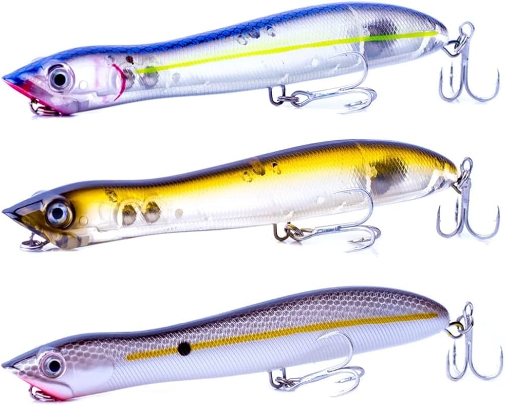 Amazon | ルアー釣り12cm 17.8gトップウォータールアーハードベイト