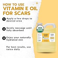Vista 41 de Aceite orgánico de vitamina E para cicatrices, hidratante de piel natural y vegano, 4.06 onzas, ligero y sin perfume, ideal para cicatrices después