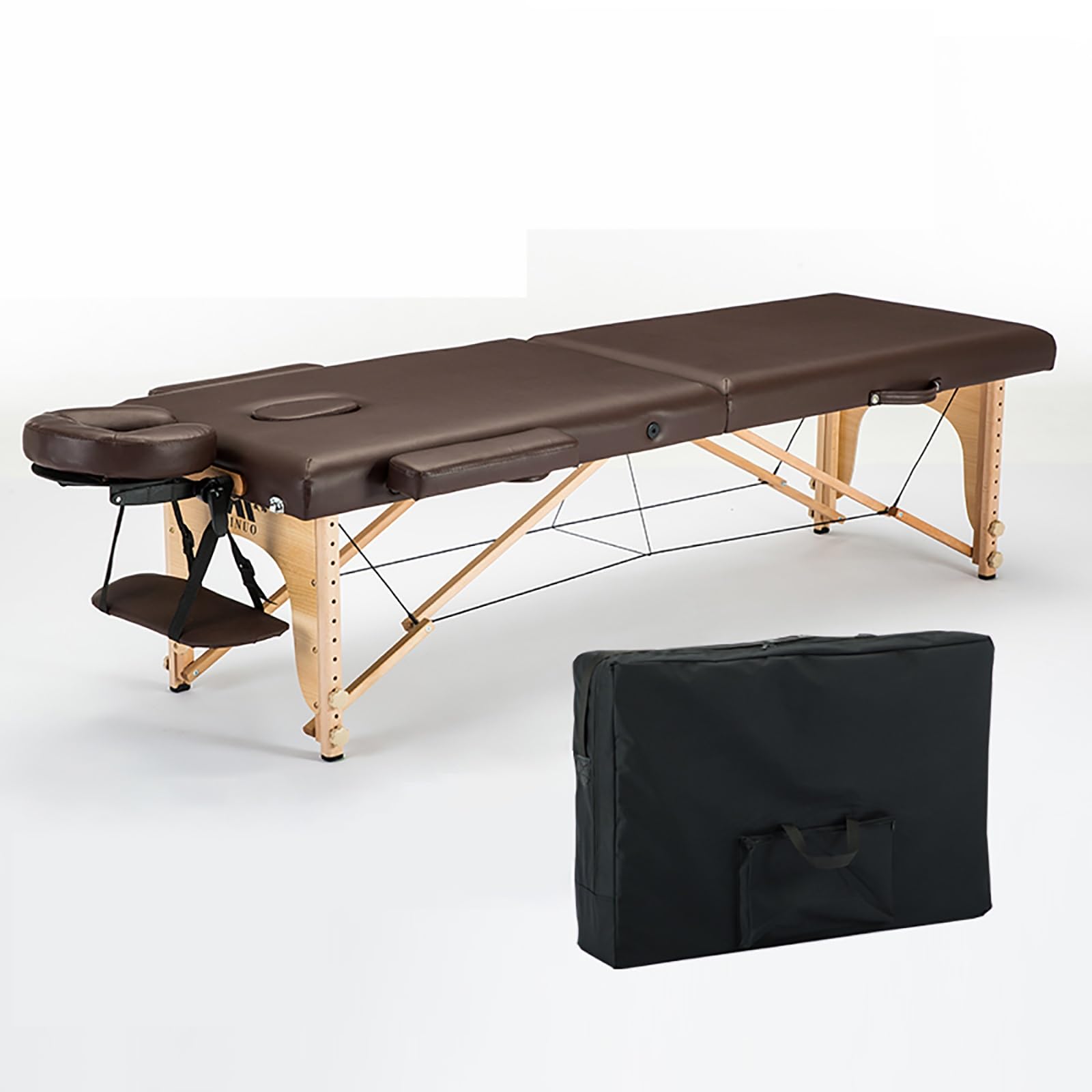 Lettino Massaggio Portatile, Lettino da Massaggio 2 Lettino Portatile Pieghevole for Extension Ciglia Tavolo for Tatuaggi di Bellezza Altezza Regolabile con Borsa for Il Trasporto Lettino da Salone Le