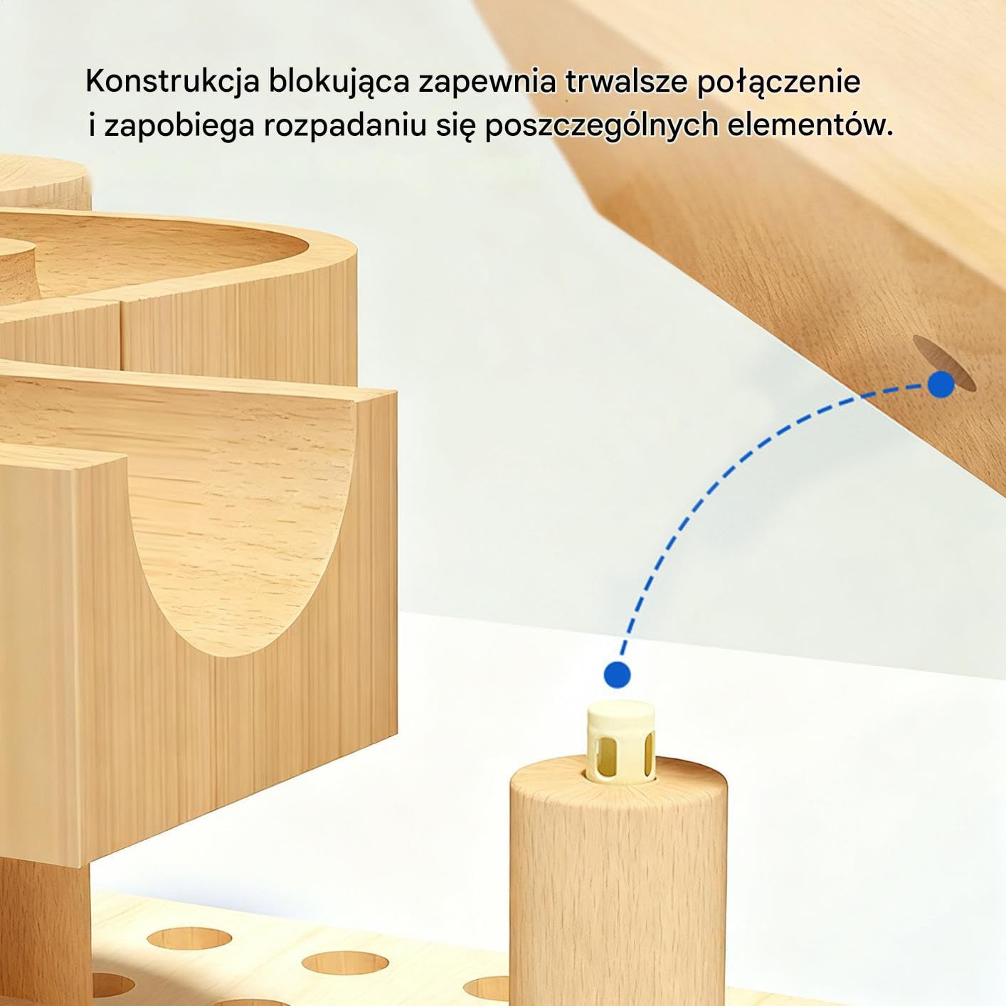 Tor Kulkowy Edukacyjne i Naukowe Zajęcia STEM | Labirynt Kulkowy Klocki Budowlane Zabawki Edukacyjne Dla Dzieci dla Chłopców i Dziewczynek na Urodziny Święta Boże