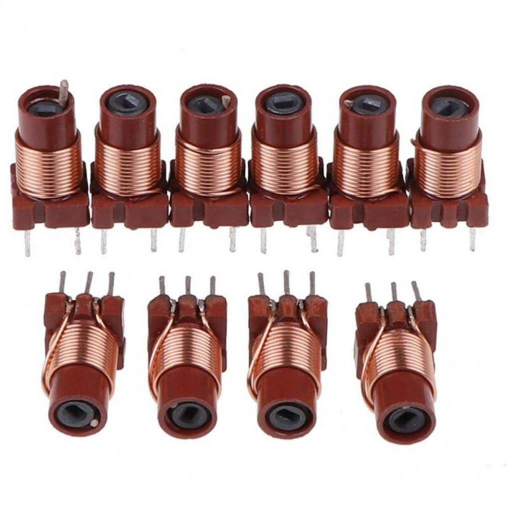 10pcs 12t 0,6uh-1.7uh Einstellbare Hochfrequenzferrit-Kern-induktor