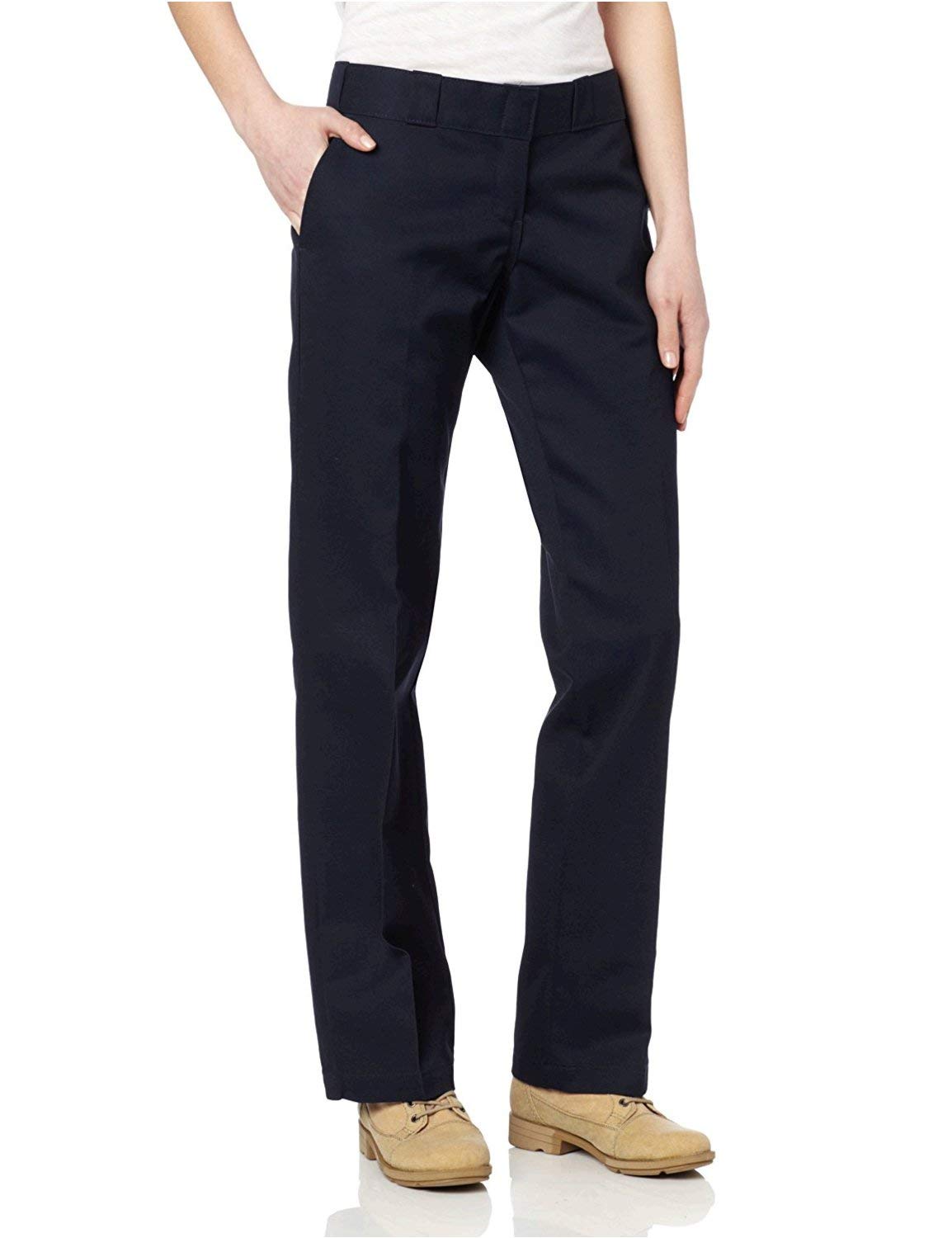 Dickies Womens Original 774 Low Rise Slim Fit Work Pants