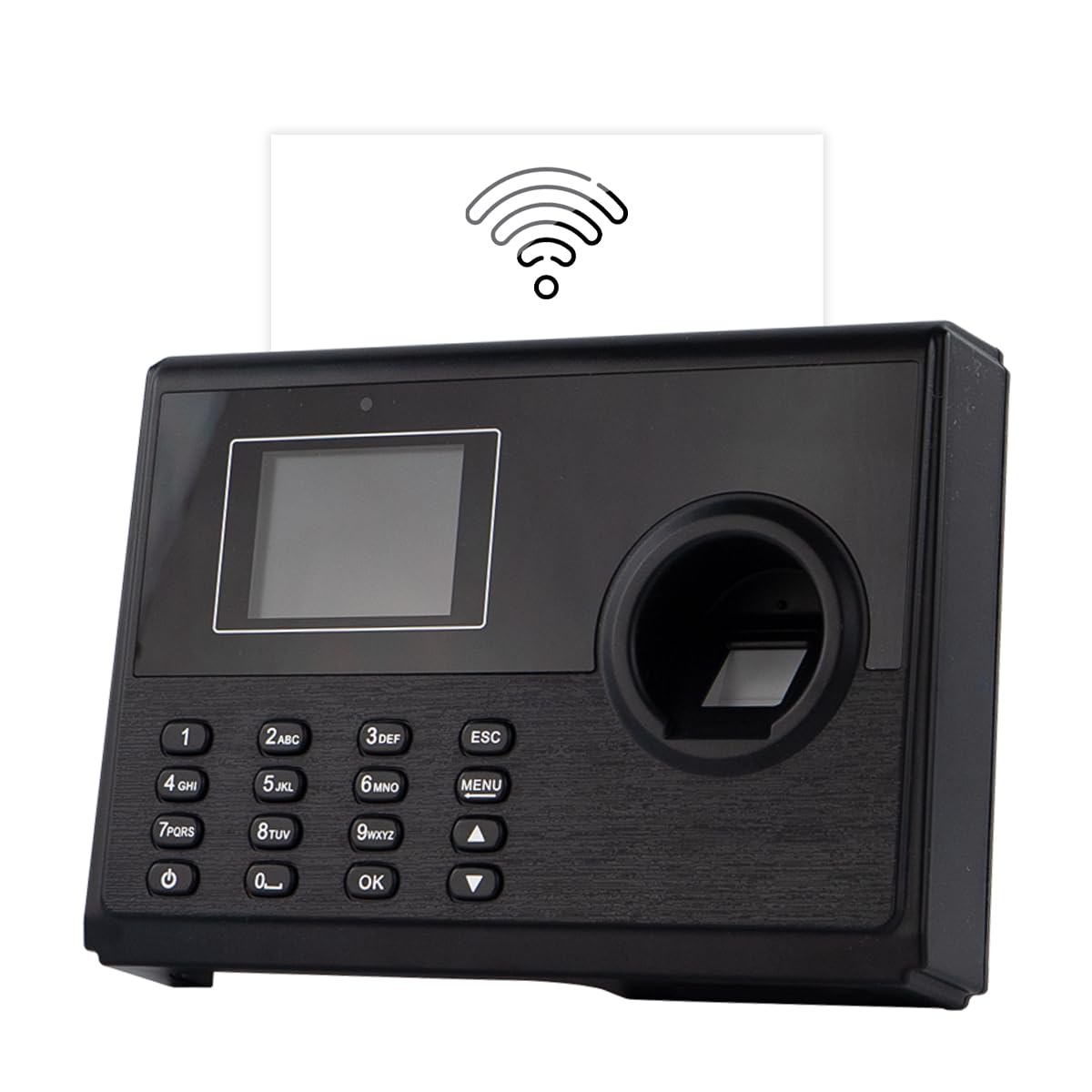 HDWR TimeLok-400NWEP Zeitnehmer, LAN + WiFi, Web, P2P, Fingerabdruck, RFID-Kartenverifikation, Pin, 125 kHz, bis zu 3.000 Mitarbeiter, bis zu 100.000 Logs, 12V Stromversorgung, intuitive Bedienung