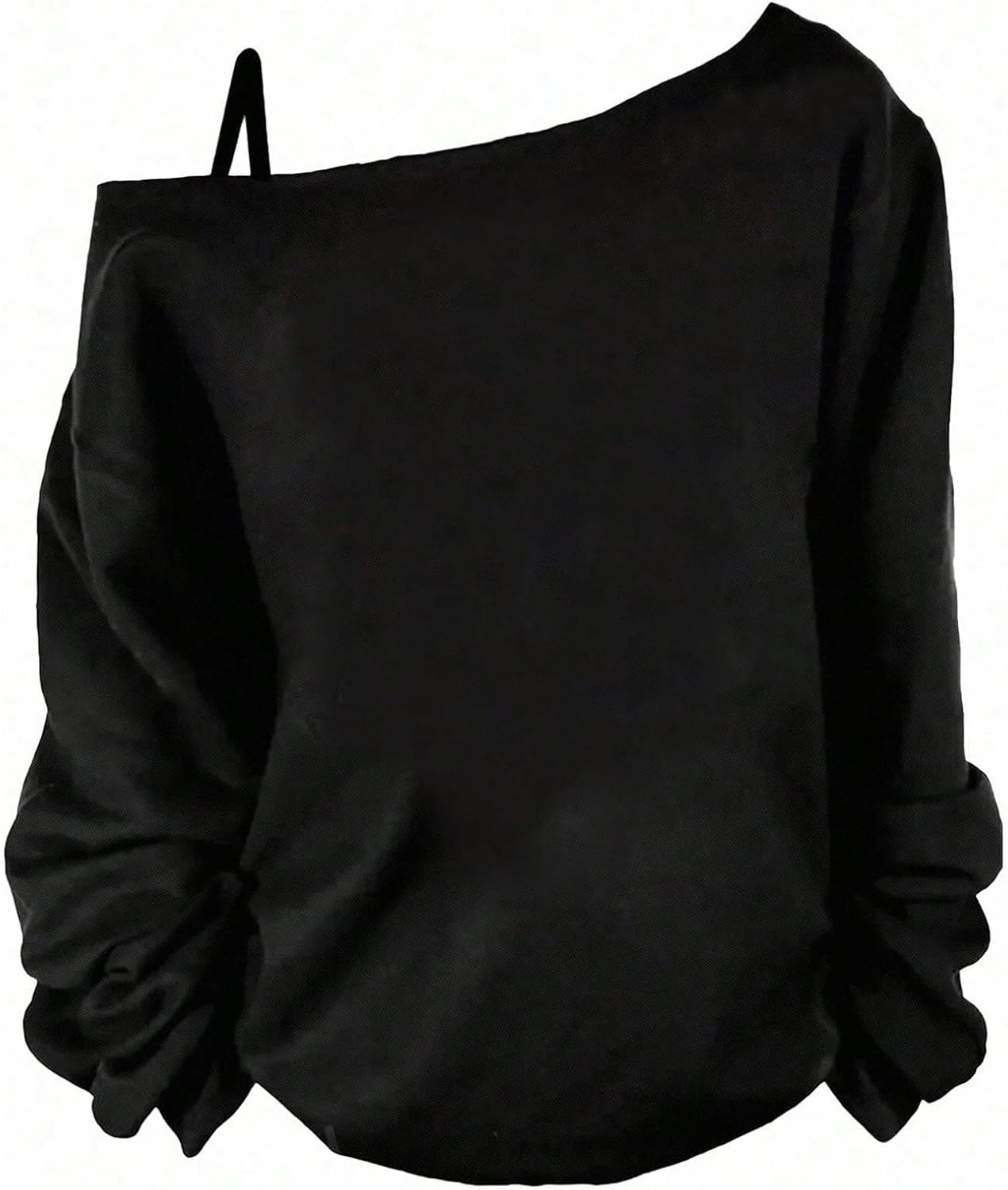 Verdusa Women's Plus Size Goth Off Shoulder Oversized Tshirts Streetwear Graphic Tees Fall Clothes - Image 2