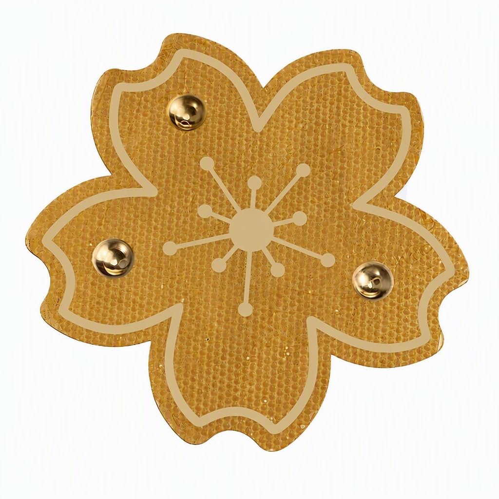 Elovara Pure Copper Disc, Flower Design Copper Bird Bath Purification Disk