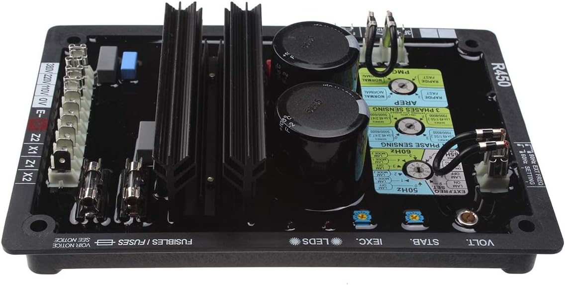FridayParts Automatic Voltage Regulator AVR R450 Compatible for Leroy Somer Generator