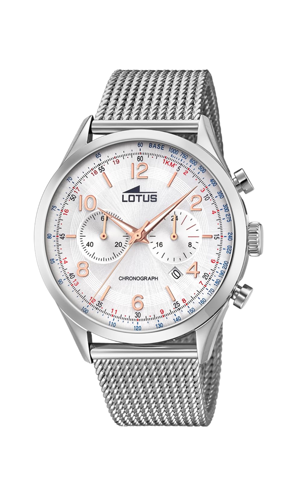 RELOJ DE HOMBRE LOTUS MINIMALIST CON ESFERA PLATEADA 18155/1