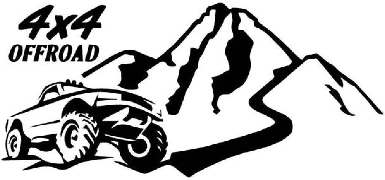 Brave and Handsome 4x4 Off Road Car Sticker Automobiles Motorcycles Exterior Accssories Vinyl Decals