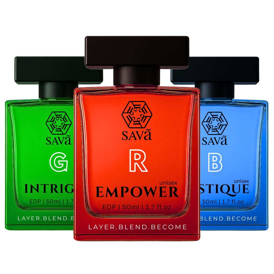 RGB by SAVā | World's First Perfume Layering Kit to create 7 Signature Fragrances from 3 Unisex Scents | LAYER • BLEND • BECOME | SAVAA - सवा - સવા - SAVA-picture-37