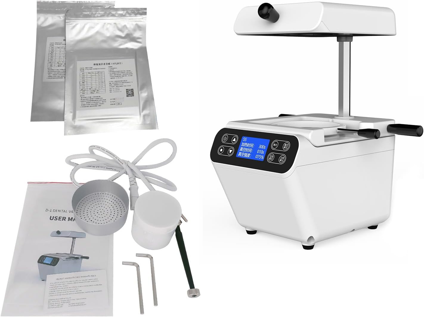 D1 Lab Vacuum Forming Machine LCD Thermoforming Press Model Former