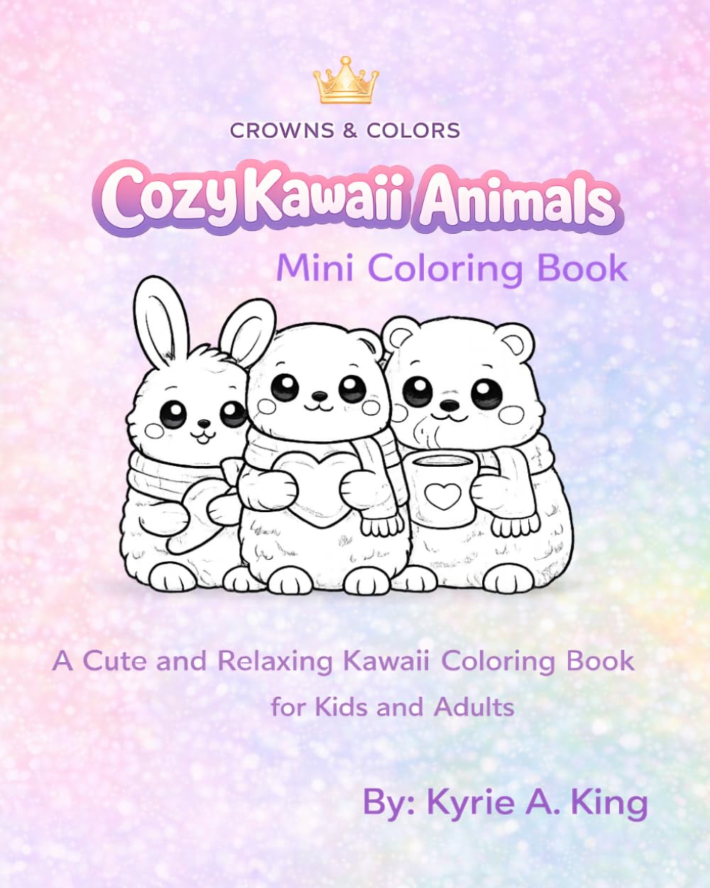 Cozy Kawaii Animals Mini Coloring Book: Cozy Kawaii Animals Mini Coloring Book