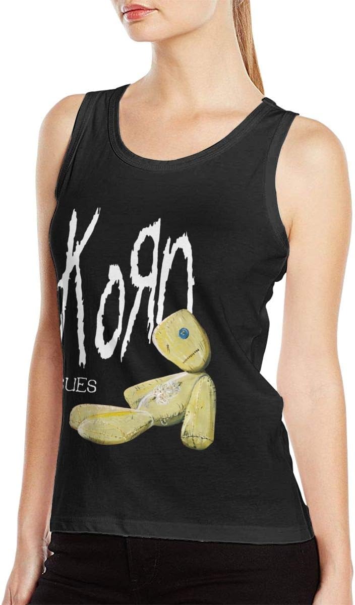 David E Everett Korn Women's Tank Top T Shirt Cotton Fashion Sleeveless Fitness Vest
