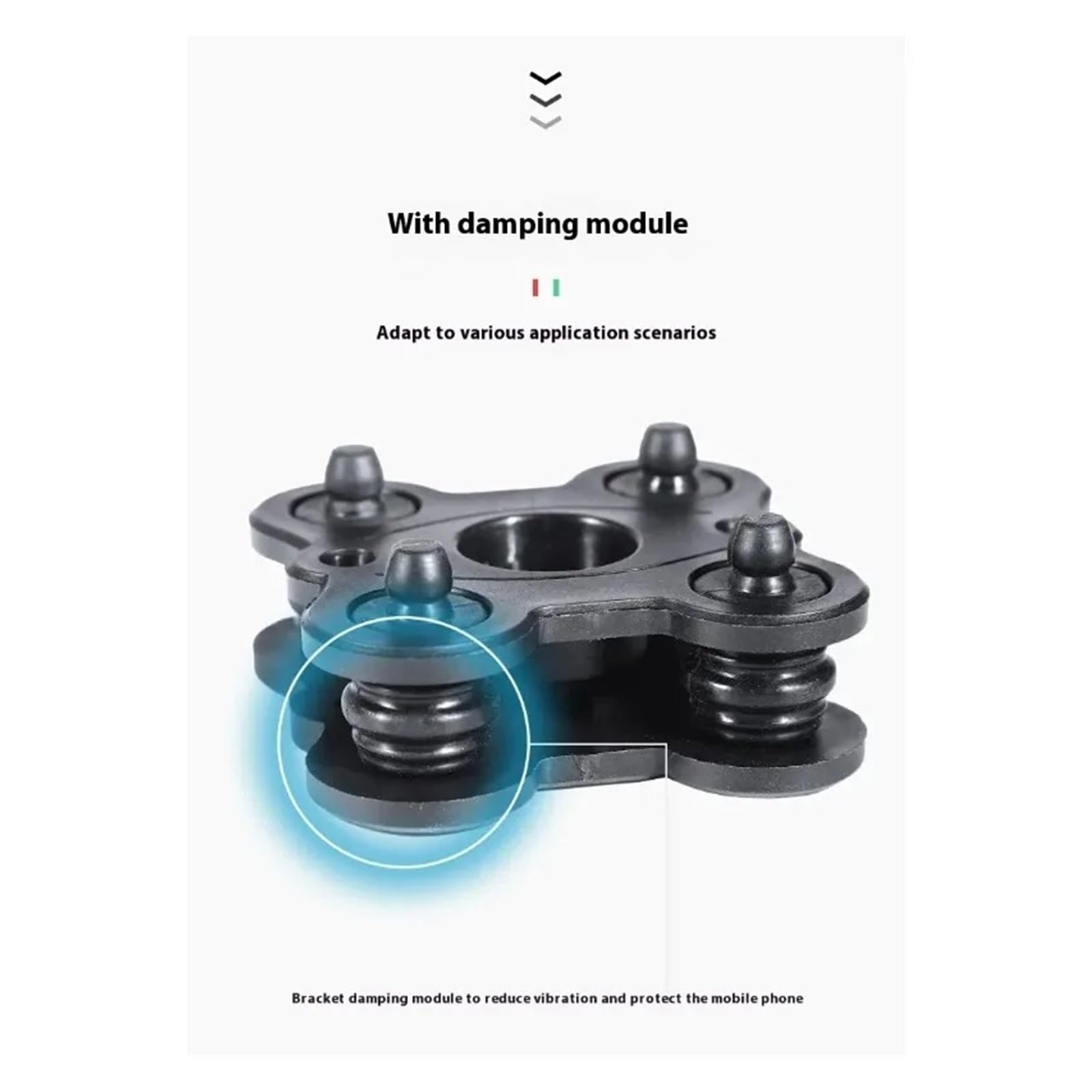 Support GPS Moto Support Universel De Téléphone Portable pour Moto Et Vélo, en Aluminium, Navigation pour, Résistant Aux Chocs, pour Guidon GPS