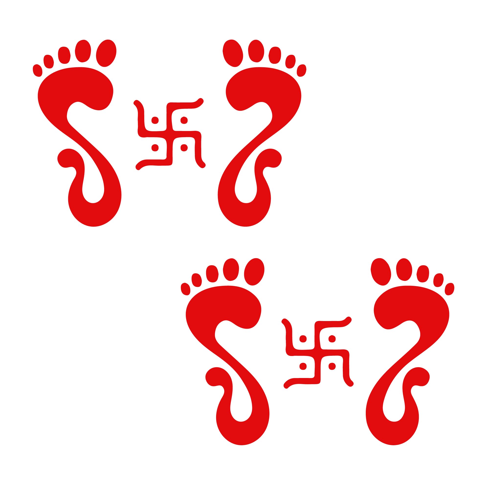 Lakshmi Padam for Pooja Sticker Charan Feet Rangoli Entrance Door (B0D56GLBQH) Amazon Price History, Amazon Price Tracker