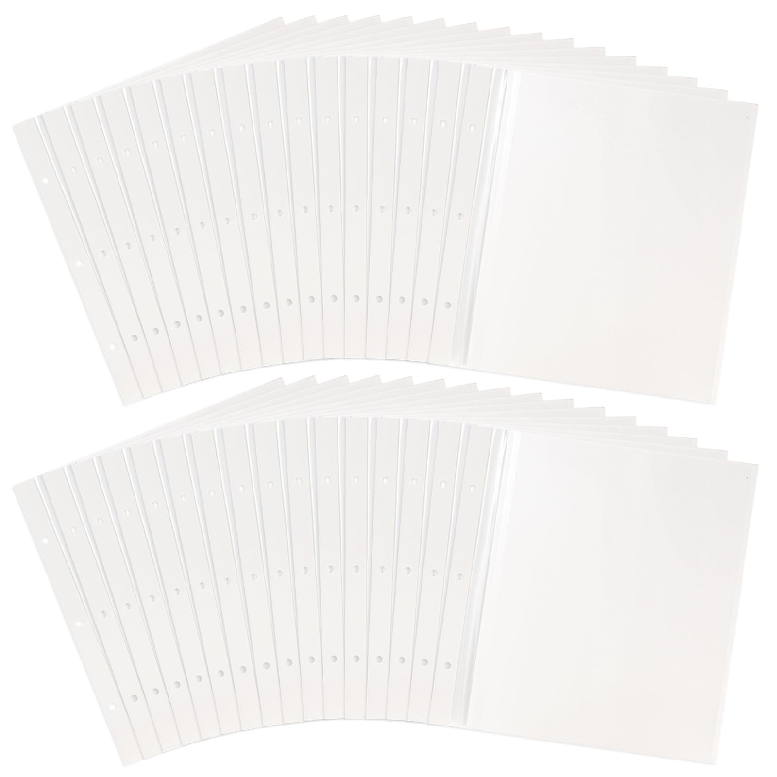 30 Pezzi Pagine Refill per AIOR Lino Album Foto Autoadesivo