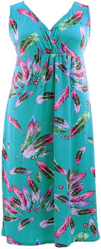 Plus Size Maxi Paisley Surplice Dress. Free Returns. (2X, Paisley Aqua)