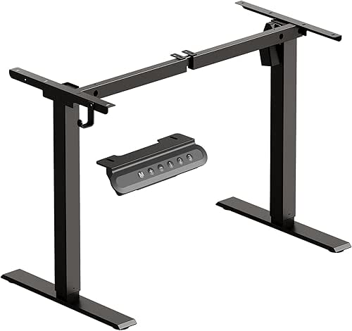 Casaottima Electric Standing Desk Frame, Single Motor Height Adjustable Table