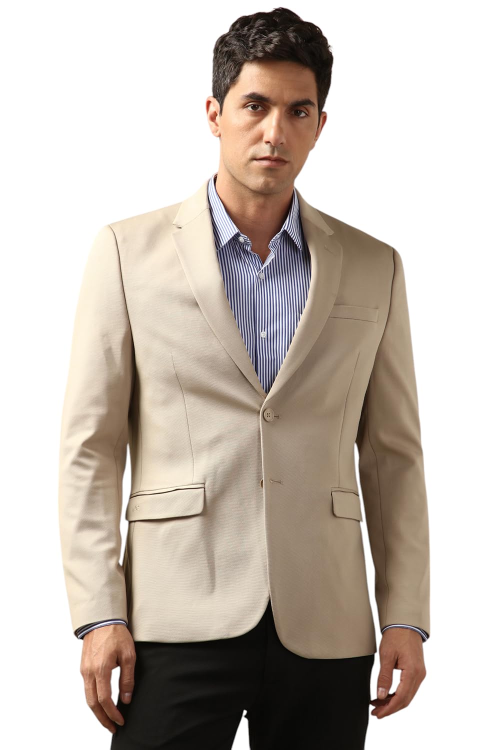 Peter England Men’s Neo Slim Knit Textured Blazer Peter England Men’s Neo Slim Knit Textured Blazer