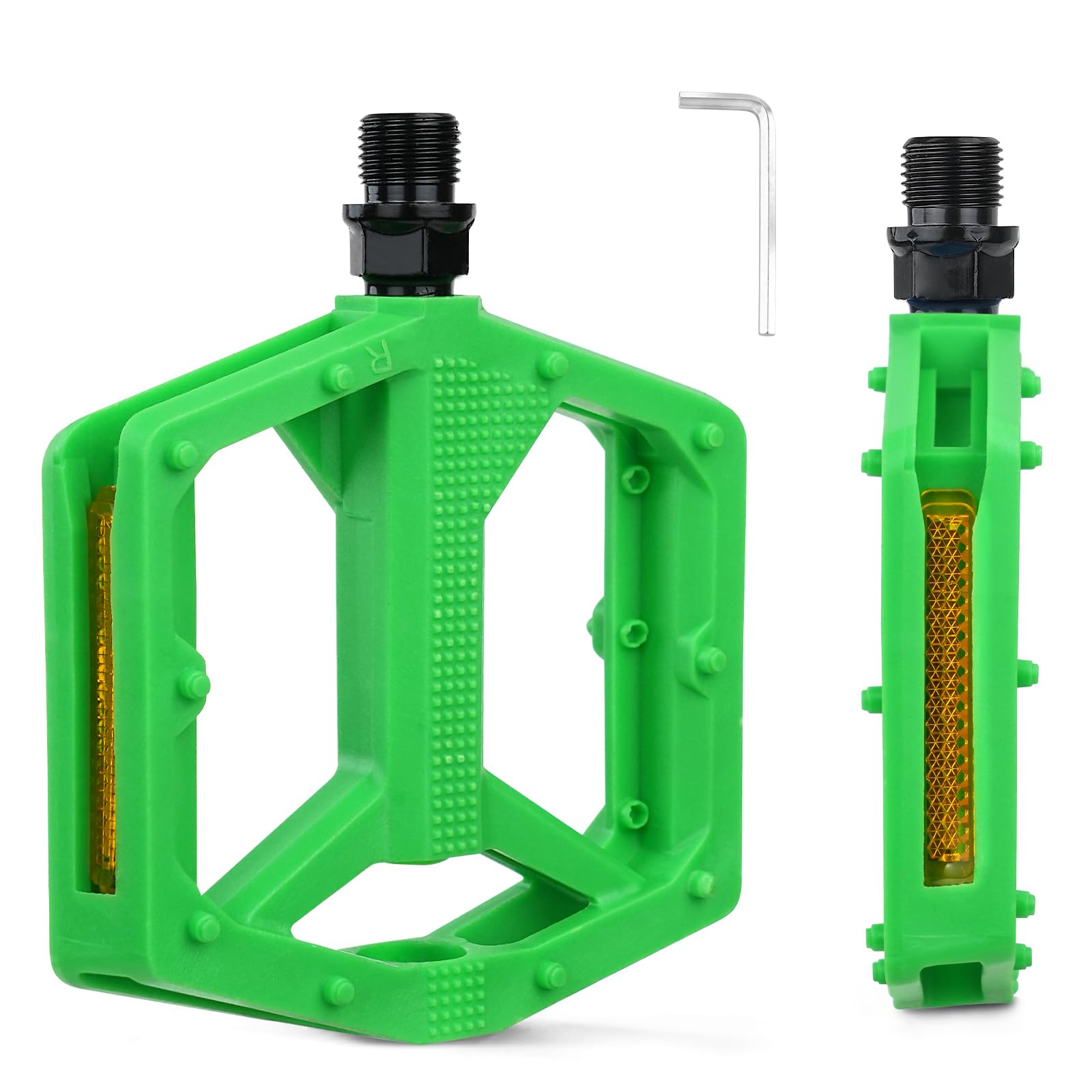 Pedals Bicycle MTB 9/16 Inch Non-Slip Flat Pedals Sealed Bearing โ image 1