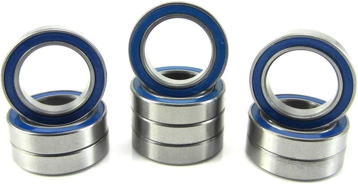 12x18x4mm TRB RC Ball Bearings ABEC 3 Rubber Seals (10) 6701-2RS-BU
