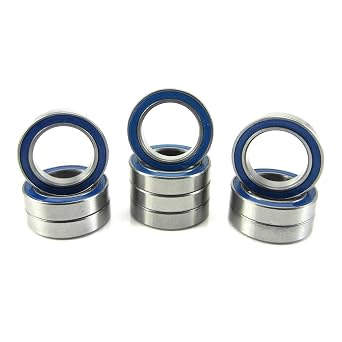 12x18x4mm TRB RC Ball Bearings ABEC 3 Rubber Seals 10 6701-2RS-BU