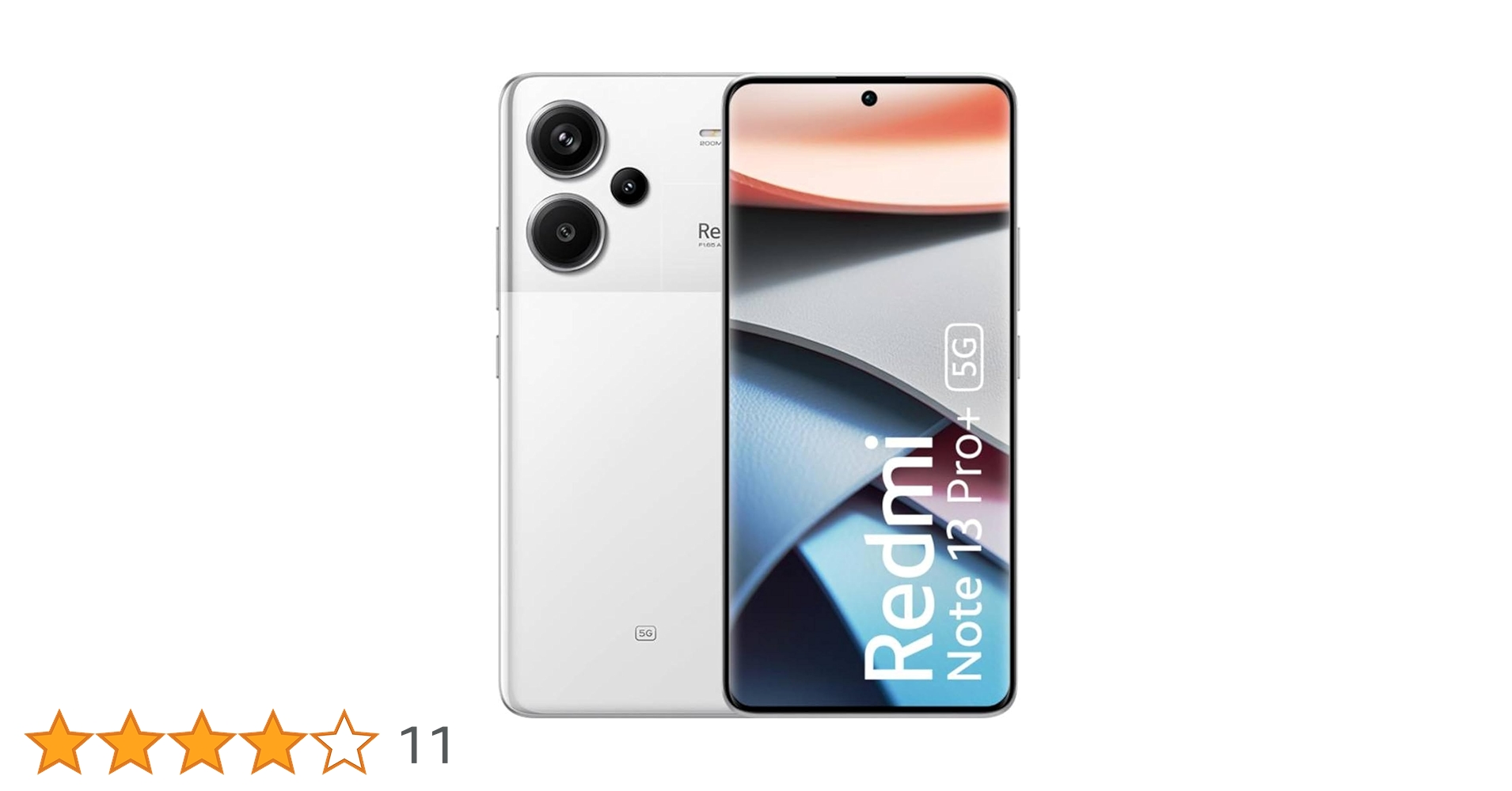 Redmi Note13 pro + ホワイト 超美品 Redmi (Refurbished) Note 13 Pro 5G (Arctic White, 8GB RAM, 256GB