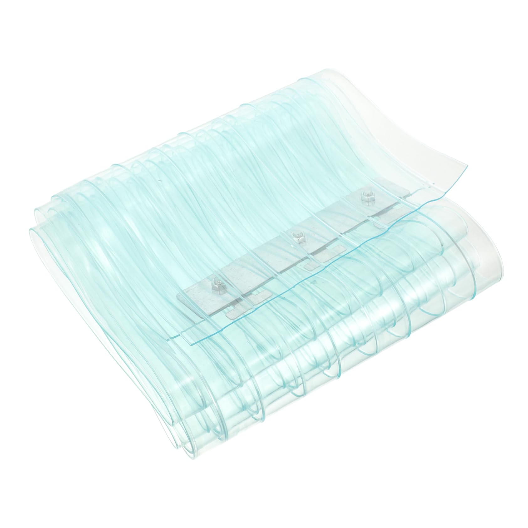 Rideau à Lanières Coupe-Vent Ciieeo en PVC Transparent pour Séparation de Marché et Porte