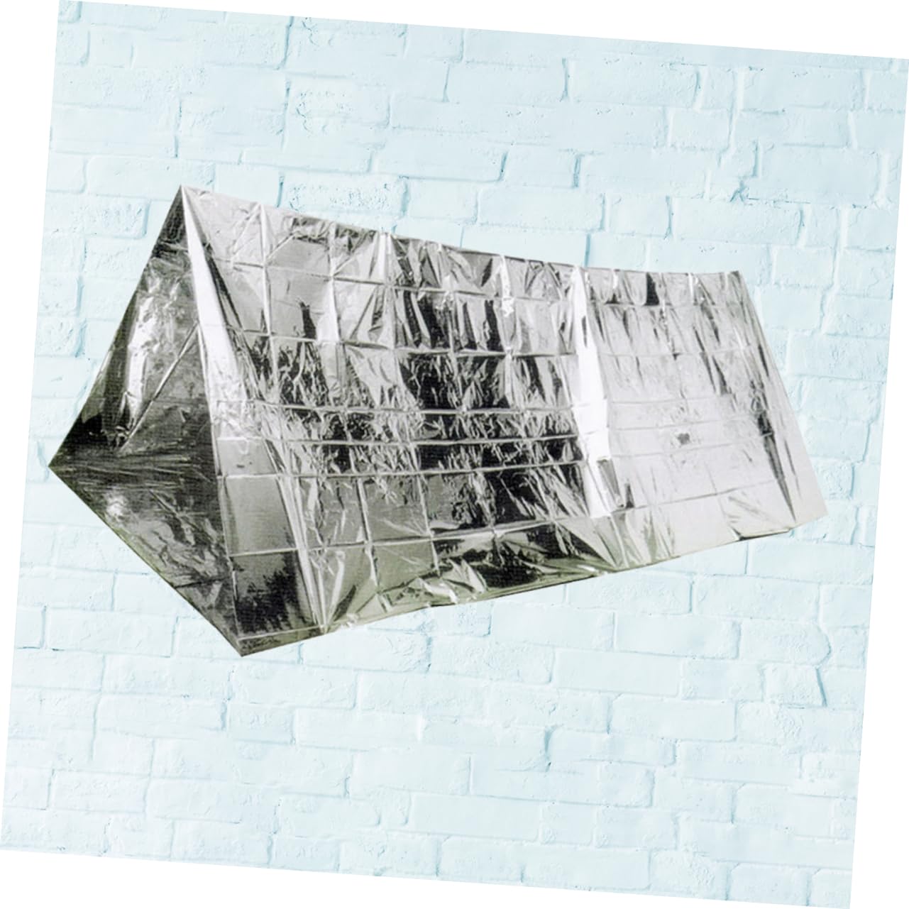Happyyami Emergency Survival Tent for First Aid Double Person Tube Shelter Windproof Insulation Lightweight Aluminum Foil Design for Camping Hiking Picnics