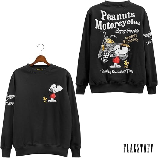 スヌーピー ENJOY LIFE スウェット L 長袖　snoopy 可愛い スヌーピー ENJOY LIFE スウェット L 長袖 snoopy 可愛い
