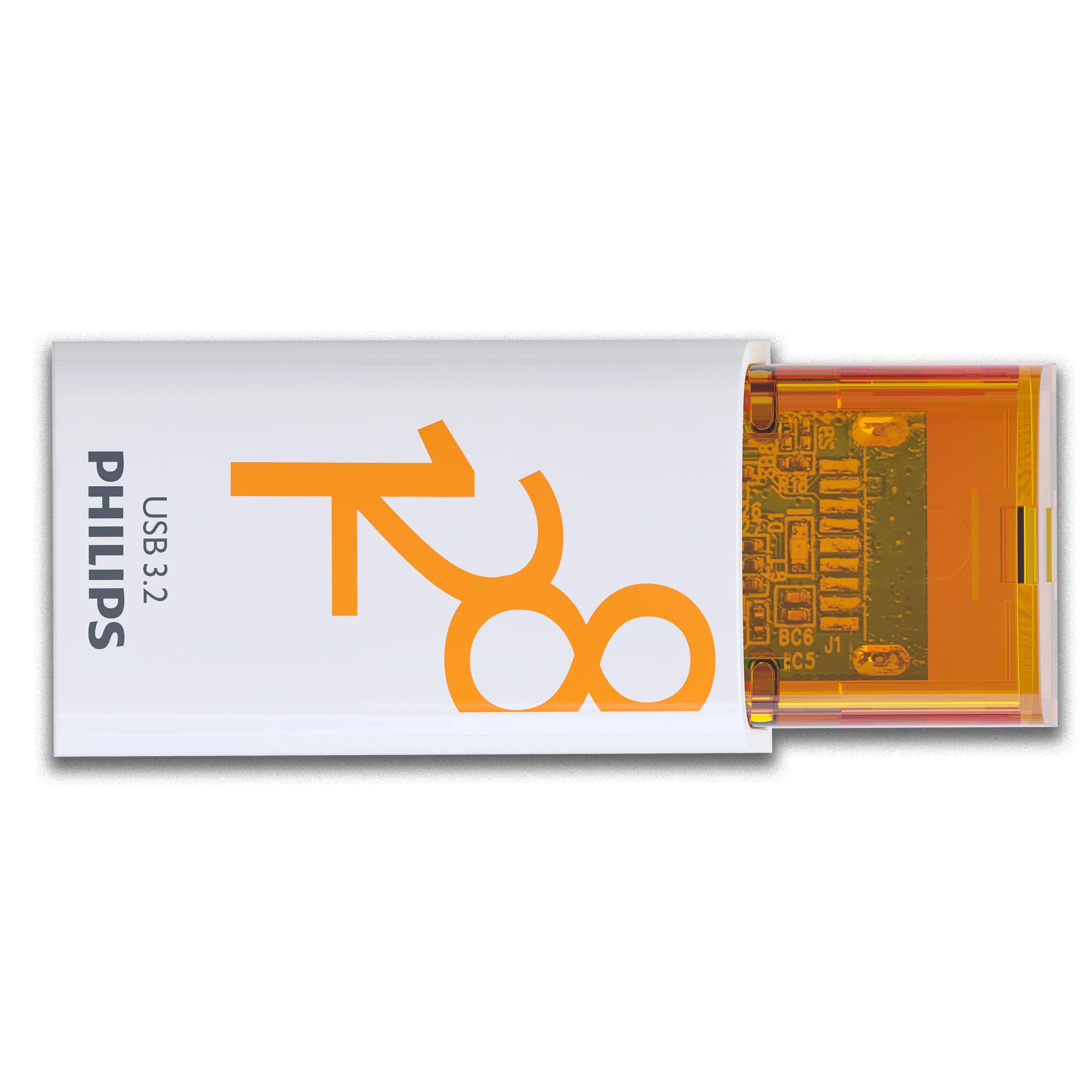 Philips Click Edition pamięć flash USB-C port USB 3.2 Gen 1 USB 128 GB do komputera, laptopa, smartfona, tabletu z portem USB-C, prędkość odczytu do 120 MB/s