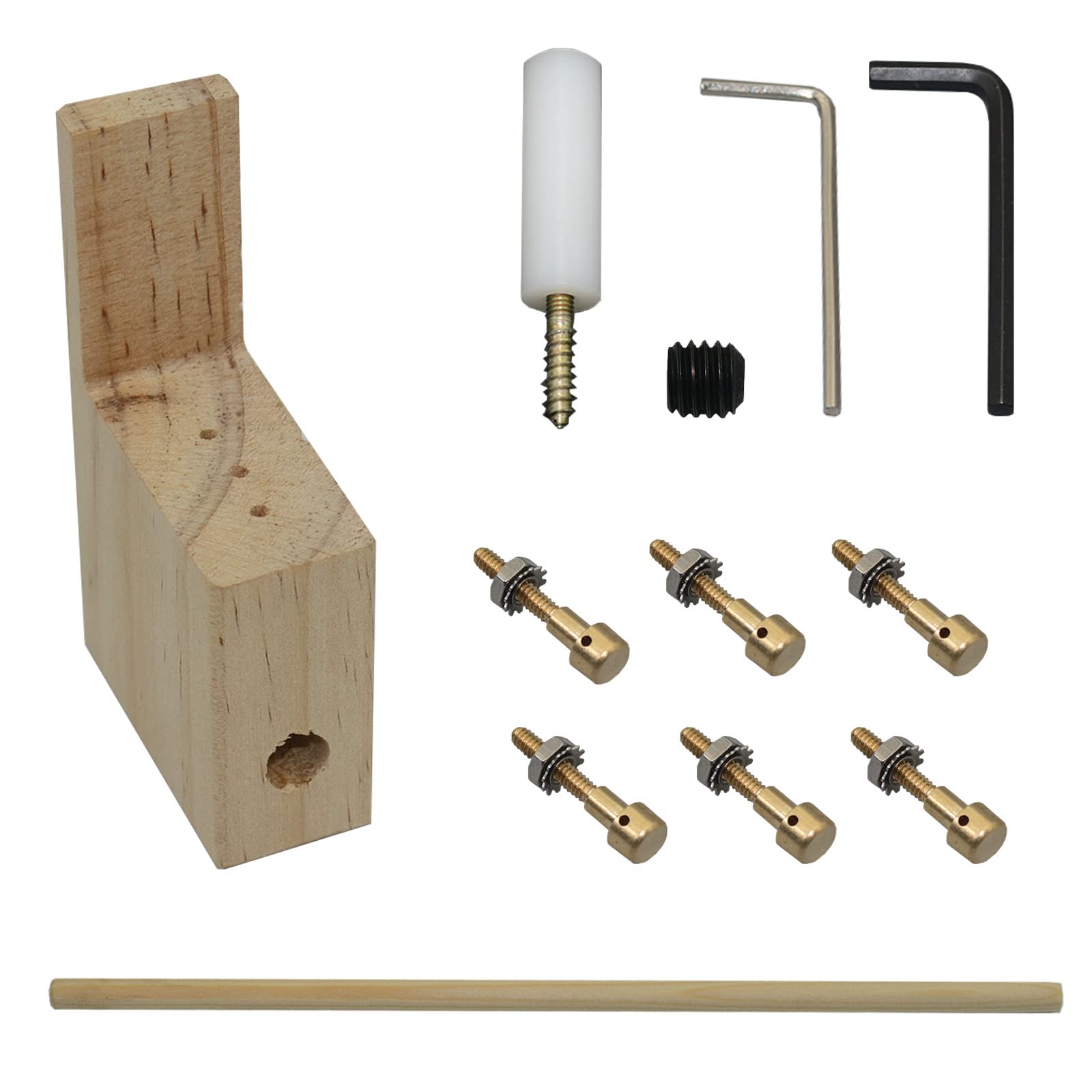 Gugaguga AN3695 Guitar Bridge Pins Repair Set for Guitar soundboard problems, Enhance the Volume and Tone of Guitar