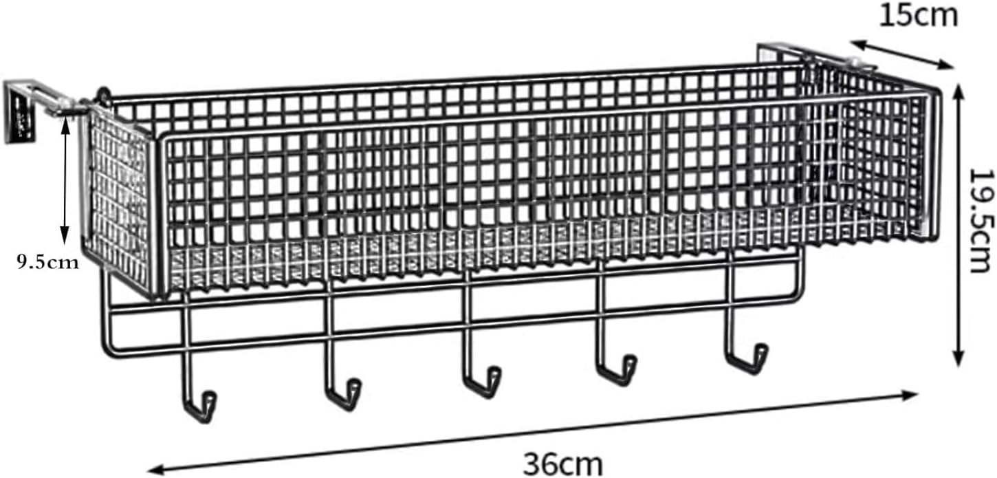 Black Railing Planter, Fence & Balcony Window Sill Flower Pot Holder, Indoor/Outdoor Garden Shelf for Potted Plants, Stylish Suspended Design for Home Decor