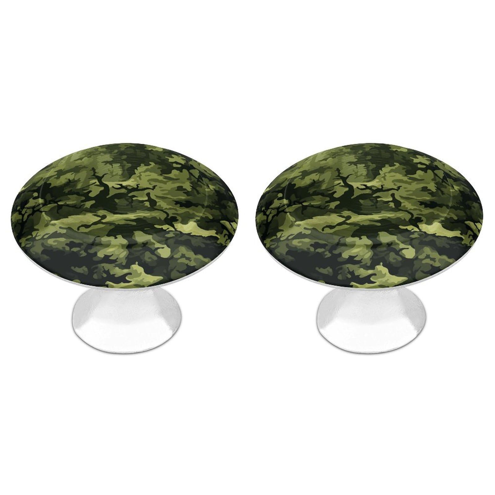 Btcowzrv Style Camo Woodland Camoflage 2 Pack Cabinet Knobs Drawer Pulls