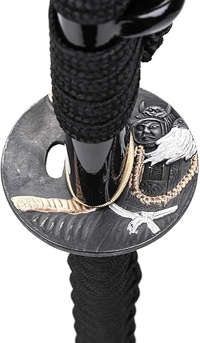 Miniatura 12 de siwode Katana hecha a mano de espiga completa, afilada, aleación Tsuba japonesa samurái, acero de alto carbono 1060, T10 1095, 40 pulgadas