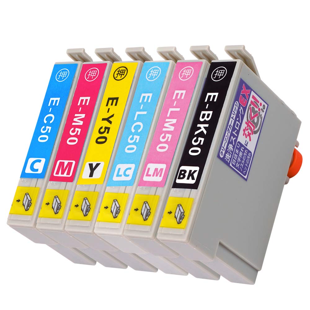 Amazon.co.jp: エプソン用洗浄カートリッジInc.com製 IC50-(BK/C/M/Y