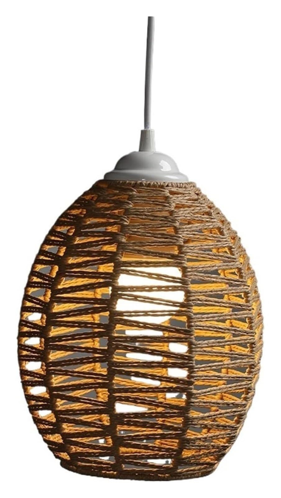Iulgfsc Balck 3 Lampshade， Woven Weave Chandelier Lampshade Light Cover Lamp Shades(Balck 3)