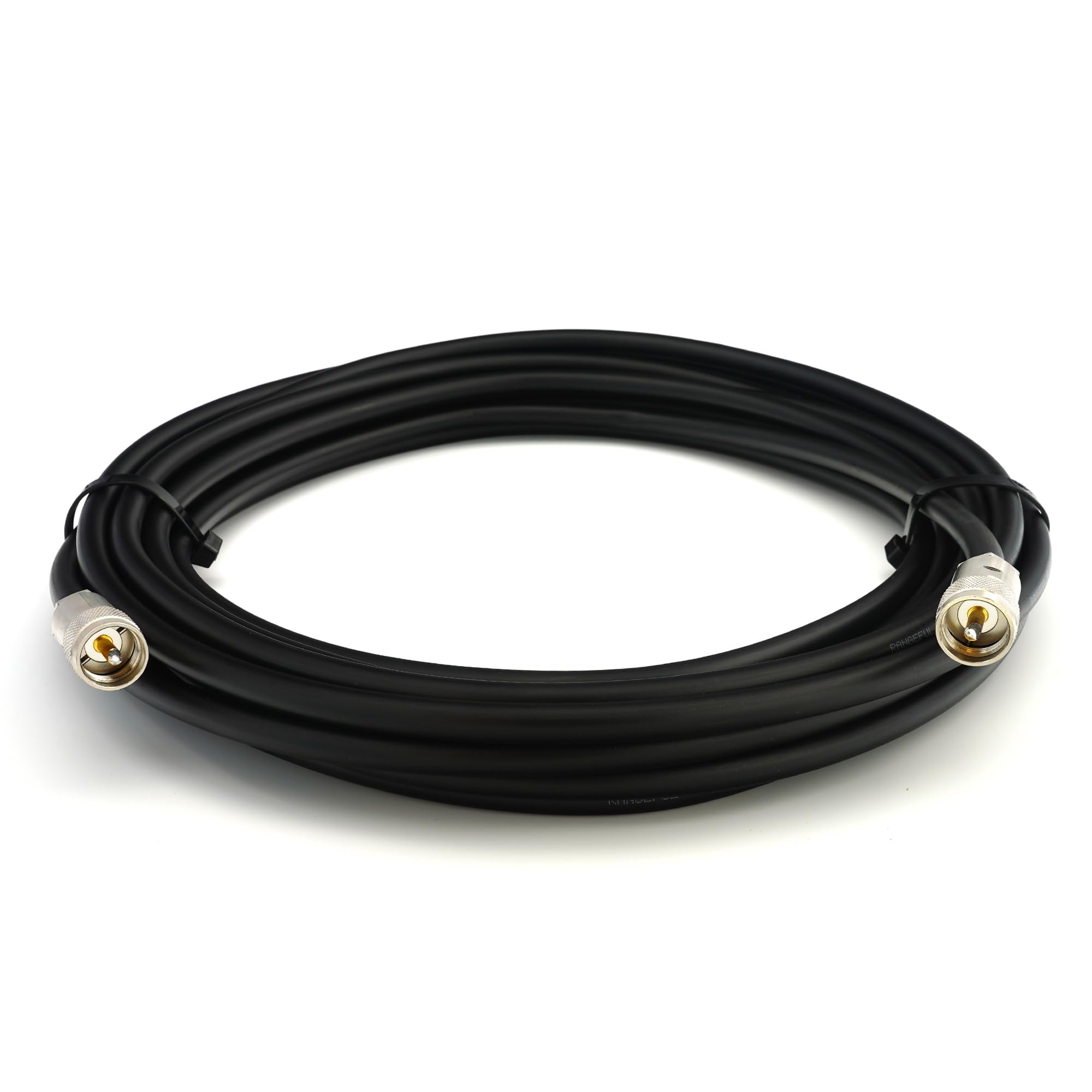 10m PL259 a PL259 UHF Cable coaxial CB — RG213 Extensión coaxial UHF macho a macho de 50 ohmios — para HAM, Radio CB, Antena, Medidor SWR, onda corta RF