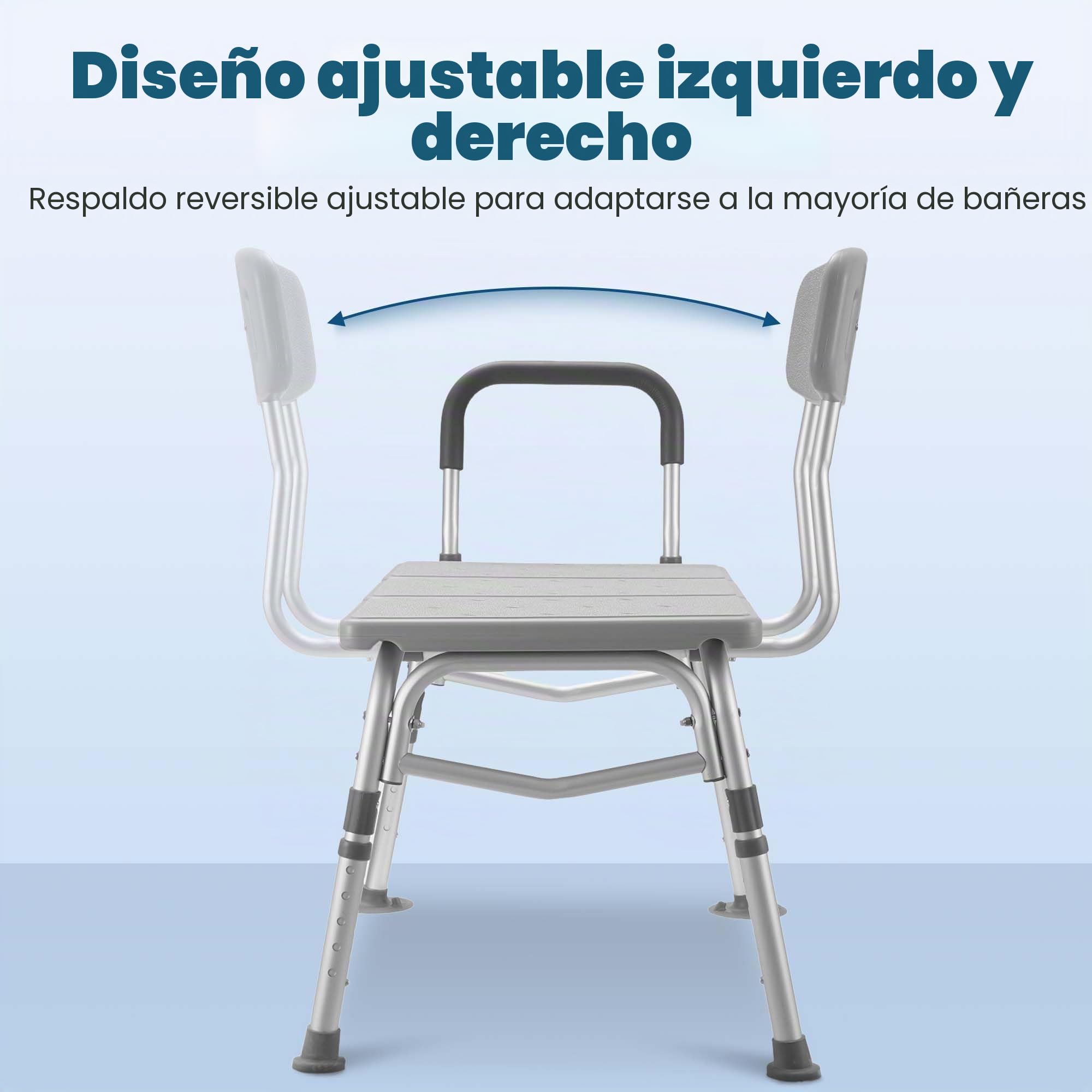 Careboda Banco de Transferencia de Bañera y Silla de Ducha Ajustable
